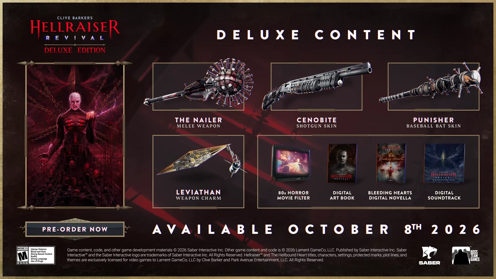 Hellraiser: Revival Editions: Standard, Deluxe, Collector's